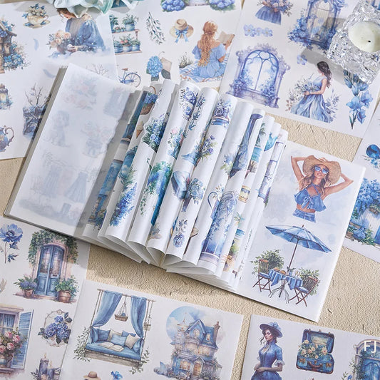 Washi Junk Journal Sticker Book — 50 Sheets Journaling Supplies