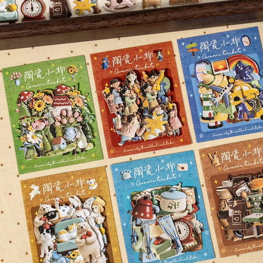 Junk Journal Sticker Pack — 30 Sheets Scrapbooking Supplies