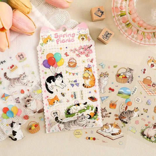 Journamm Junk Journal Stickers — 4 Sheet Journaling Supplies Pack