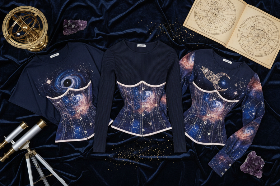 Cosmic Corset Couture T-Shirts