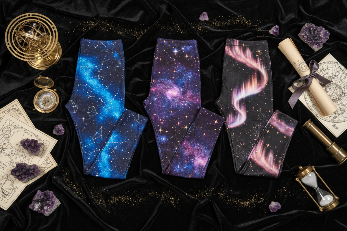Galaxy Girl — Cosmic Flat Lay