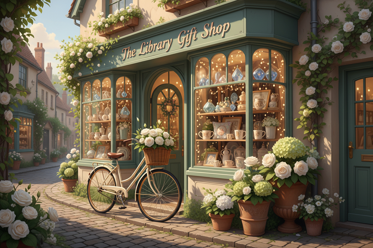 The Library Gift Shop — Sage Green