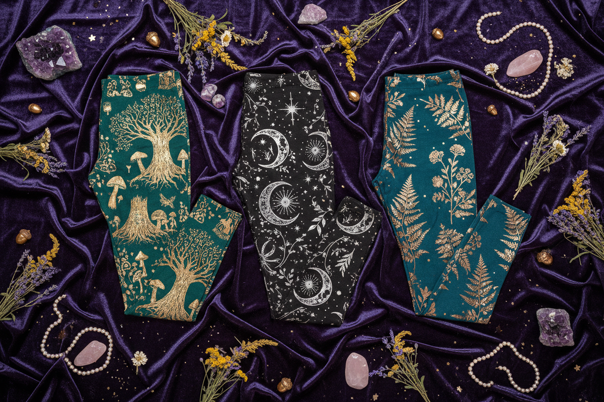 Whimsical Leggings — Enchanted Forest