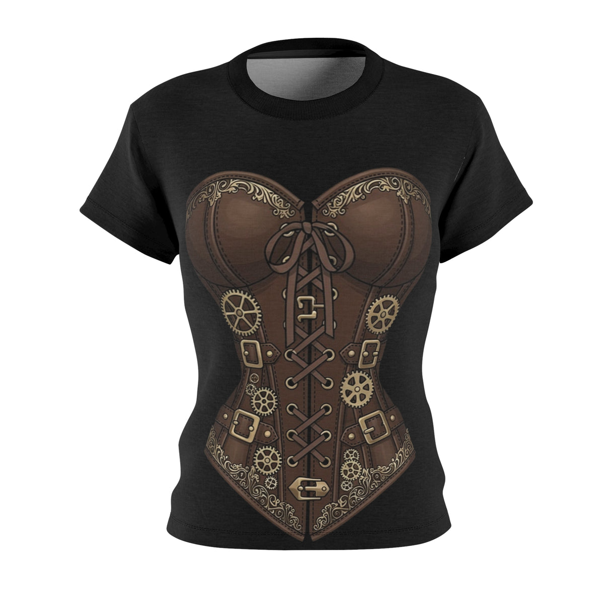 Clockwork Steampunk Corset Graphic Tee