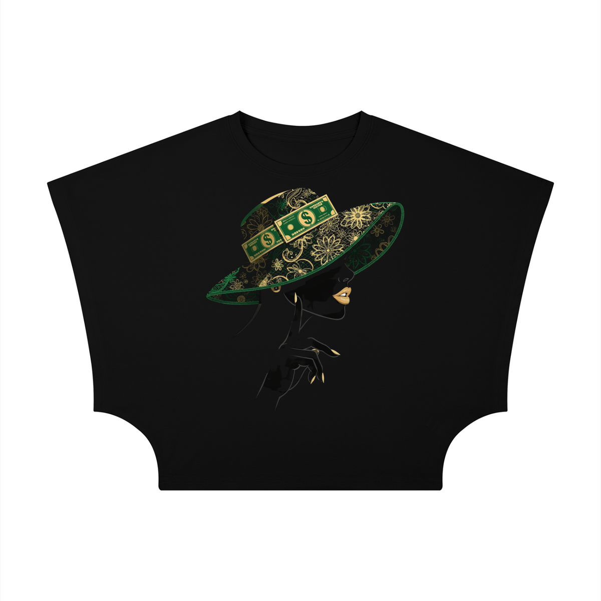 Tops,Tshirts,Blouse,Gifts,Hats,Forher,Birthday,Graduation,Celebration,Green,Money,Rich,Wealth,Oldmoney,Black,Smartwear,Casualwear,Streetwear,Smart,Casual,Party,Partywear,Love,Selflove,Boss,Empowerment,Bosslady,Women,Girls,Sister,Mother,Grandmother