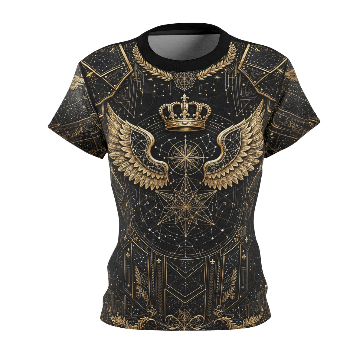 Winged Crown Divine Cadet Vintage Gold