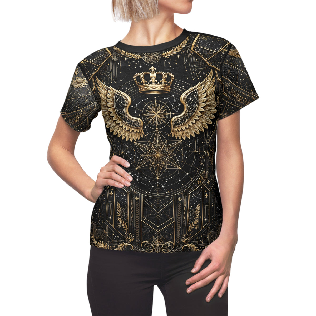 Winged Crown Divine Cadet Vintage Gold