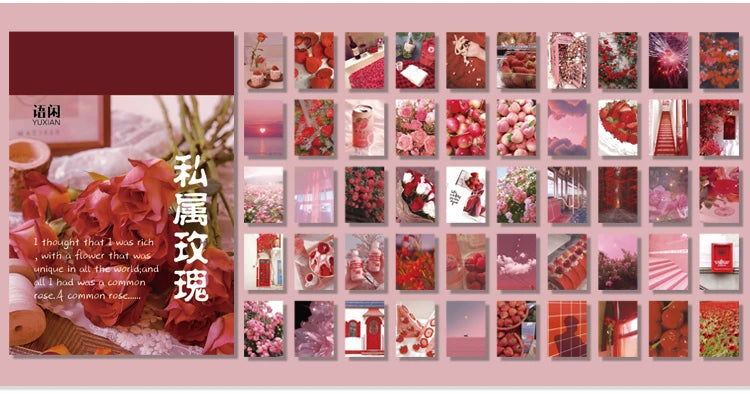 50-366pcs Craft Vintage Scrapbooking Paper Kawaii Art Junk Journal Deco Sticker Natural Collection DIY Material Paper