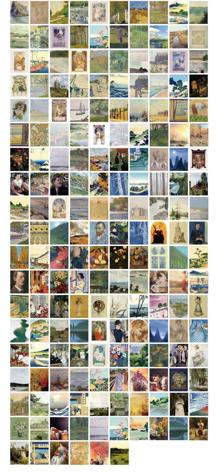 50-366pcs Craft Vintage Scrapbooking Paper Kawaii Art Junk Journal Deco Sticker Natural Collection DIY Material Paper