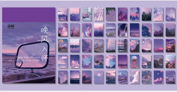 50-366pcs Craft Vintage Scrapbooking Paper Kawaii Art Junk Journal Deco Sticker Natural Collection DIY Material Paper