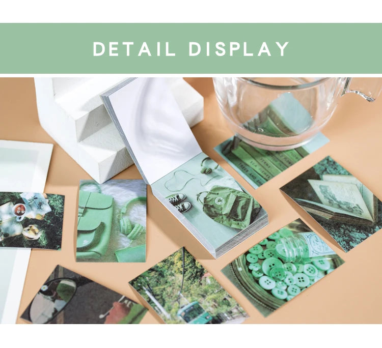50-366pcs Craft Vintage Scrapbooking Paper Kawaii Art Junk Journal Deco Sticker Natural Collection DIY Material Paper