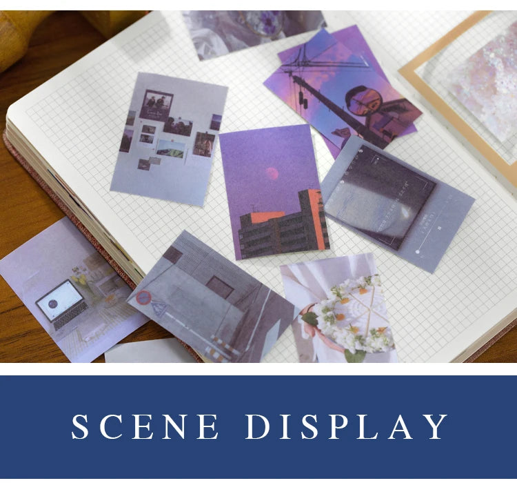 50-366pcs Craft Vintage Scrapbooking Paper Kawaii Art Junk Journal Deco Sticker Natural Collection DIY Material Paper
