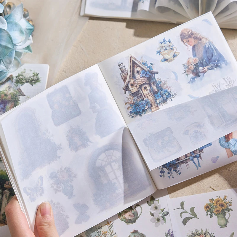 Garden Journal Stickers — 50 Sheet Junk Journaling Sticker Book
