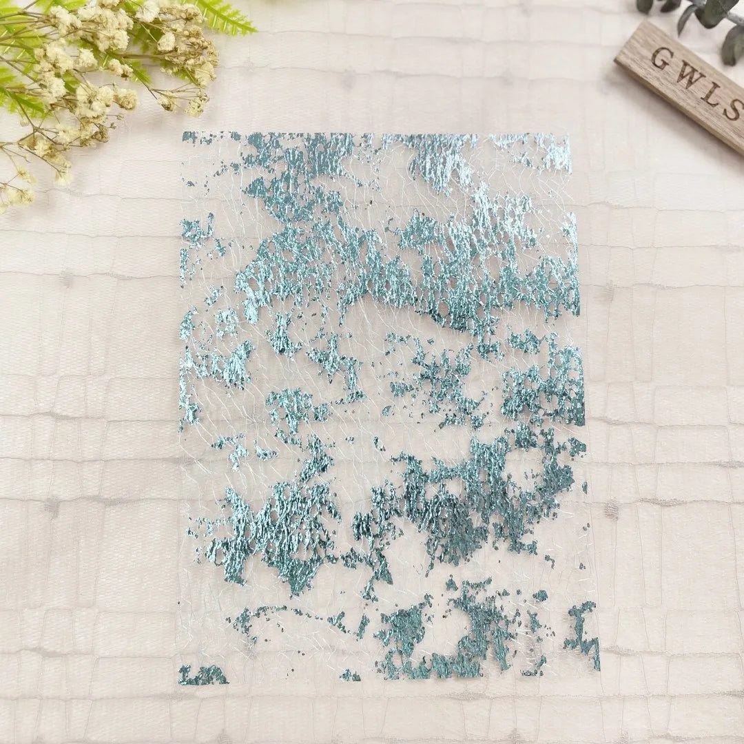 10Pcs Color Gold Foil Lace Gauze Art Paper Scrapbooking Decorate DIY Junk Journal Planner Collage Background Paper Material