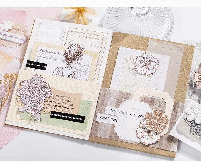 30 pcs Solid color texture material paper Planner Decorative Diary Album handmade DIY Scrapbooking Background paper