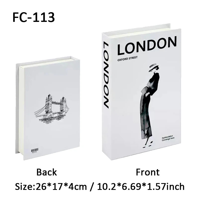 Luxury Books Decorative Box — Home Décor Storage