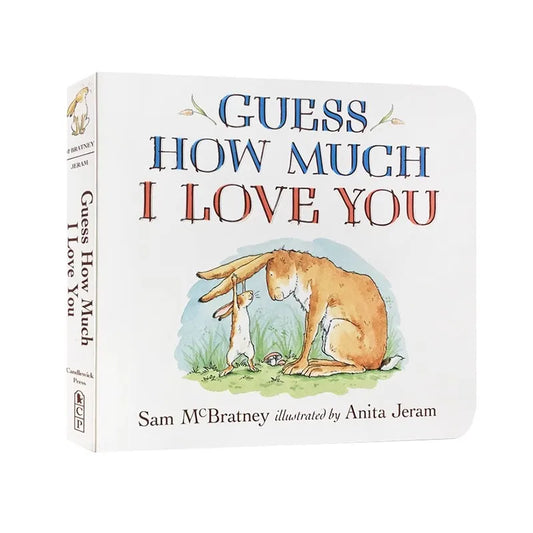 Guess How Much I Love You Children's English Enlightenment Cognitive Picture Books 0-6 ages Kids Children Cardboard Book