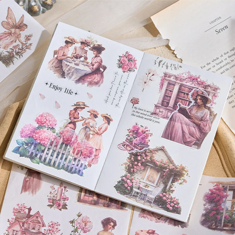 Garden Journal Stickers — 50 Sheet Junk Journaling Sticker Book