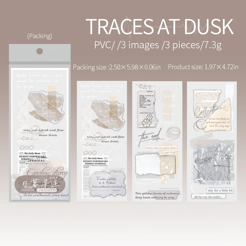 Vintage Sonnet Poem Rub-On Stickers — Junk Journal Supplies