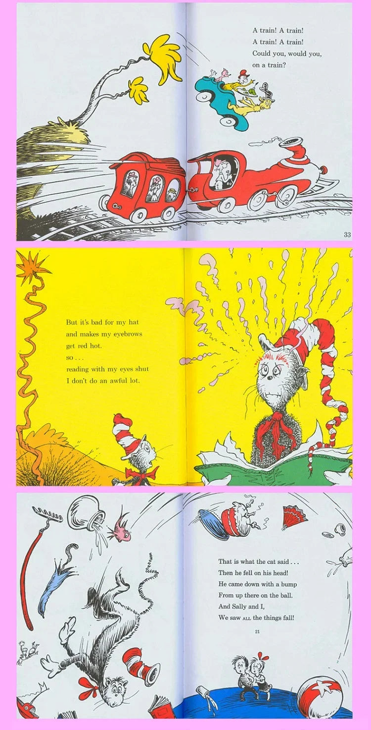 English Books of20 Books A Classic Case of Dr. Seuss Children Fun Interesting Story English Picture Book Kids Learning GiftEngli