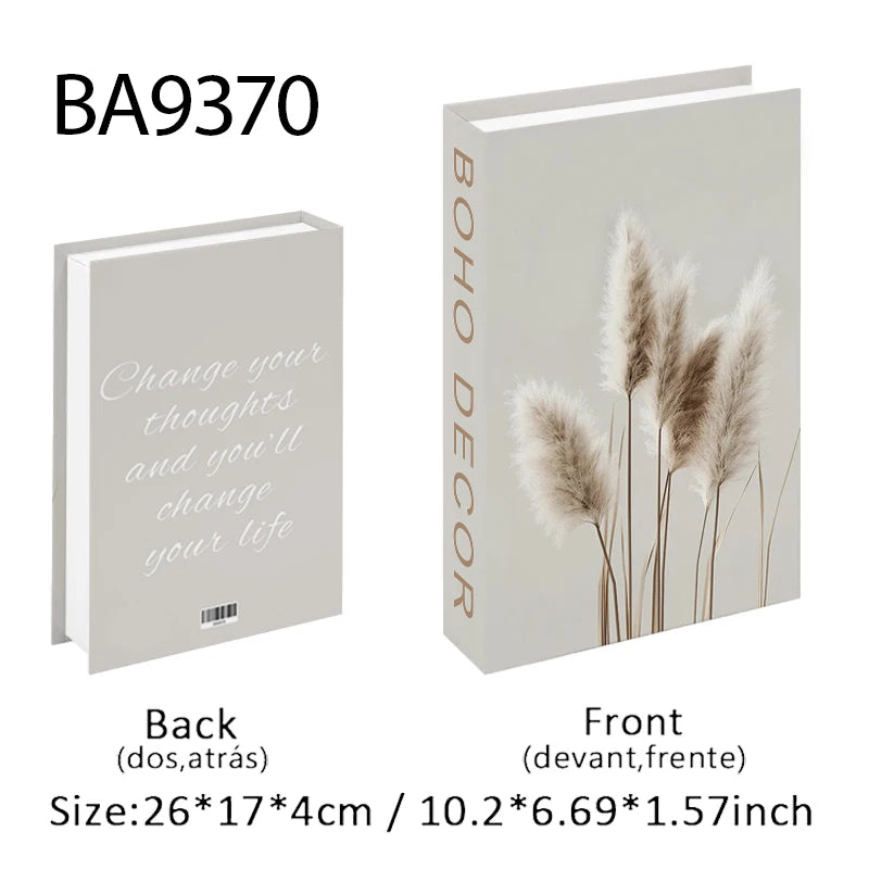 Perfume Luxury Fake Book Storage Box Interior Decoration Paris Decorative Books Design Ornament Coffee Table Shelf Home Decor