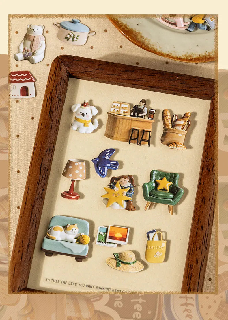 Cute Magazine Scrapbooking Sticker Pack — 30 Sheets Junk Journal Supplies
