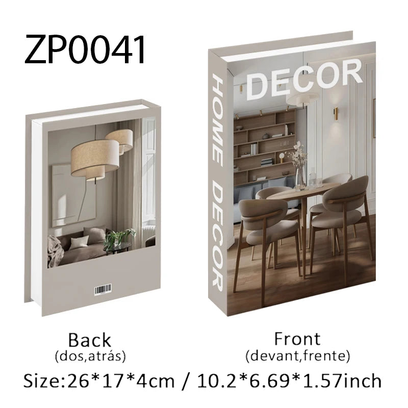 Coffee Cup Fake Books Decoration — Luxury Home Décor