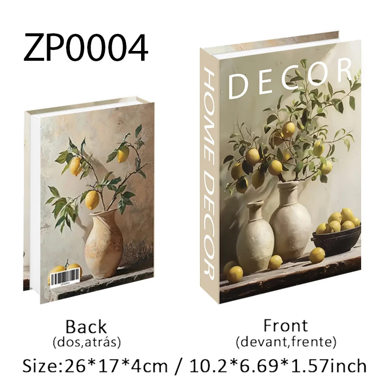 Coffee Cup Fake Books Decoration — Luxury Home Décor