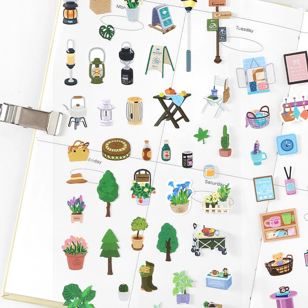 Cute Scrapbooking Stickers — Junk Journal Craft Supplies
