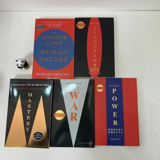 The 48 Laws of Power — 5 Book Self-Development Set