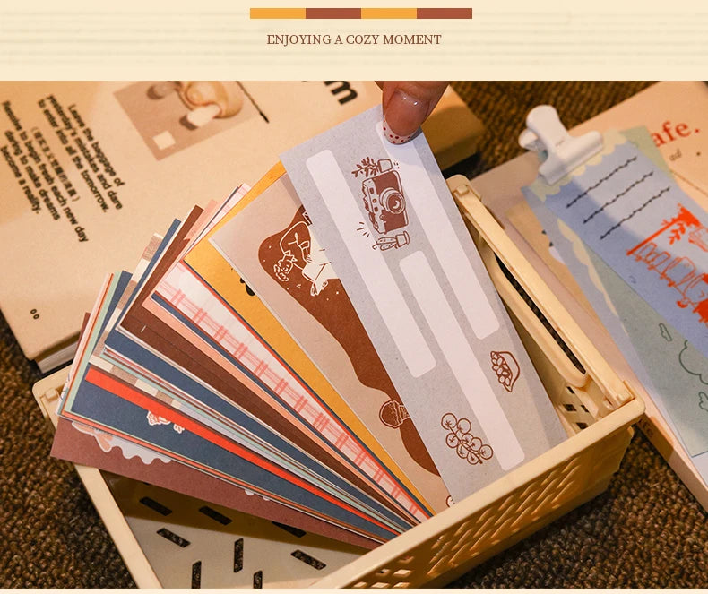 Journal GO 30pages Collage Junk Journal diy Sticker Warm Moments Stickers for Scrapbook Planner Card diy Material Papers