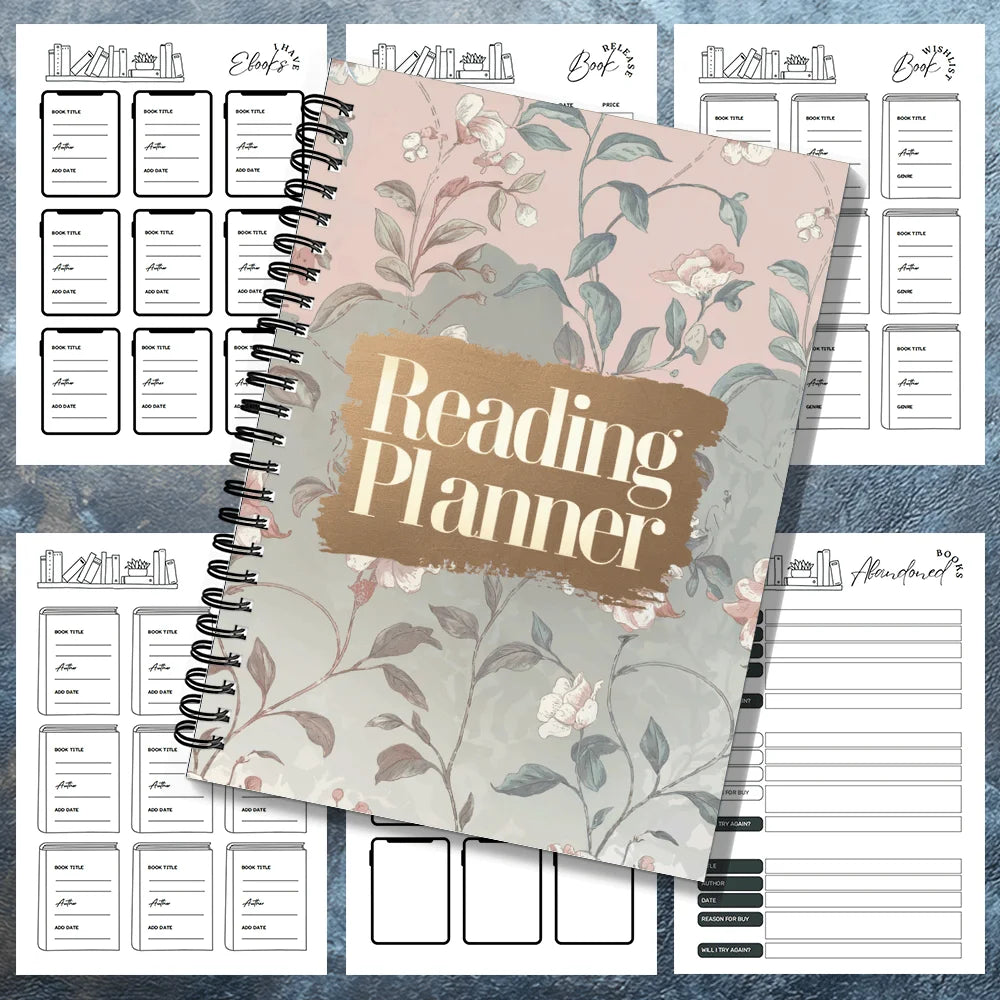 1PC Reading Journals for Book Lovers, Book Journal Reading Log for Readers to Review and Track Your Reading