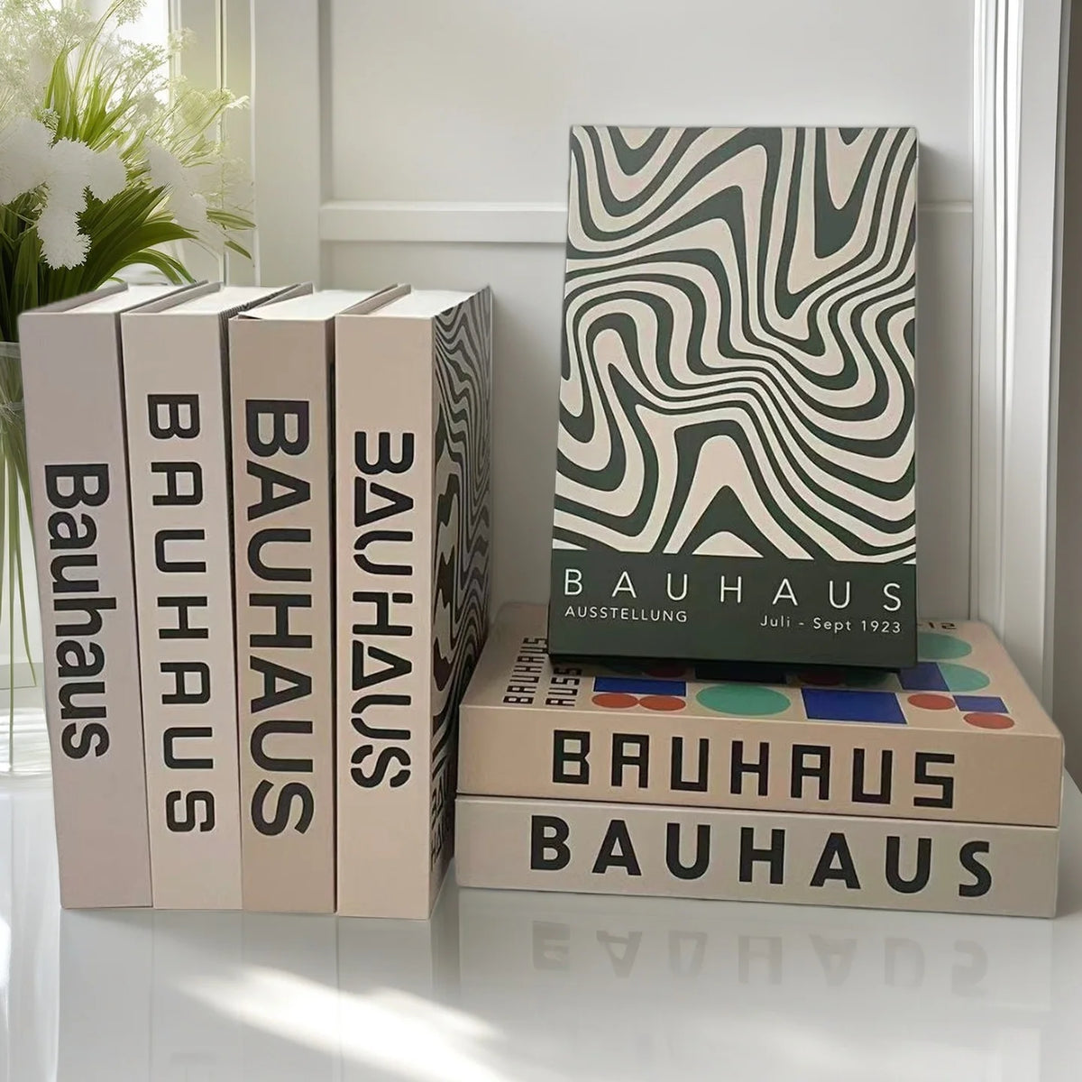 Coffee Cup Fake Books Decoration — Luxury Home Décor