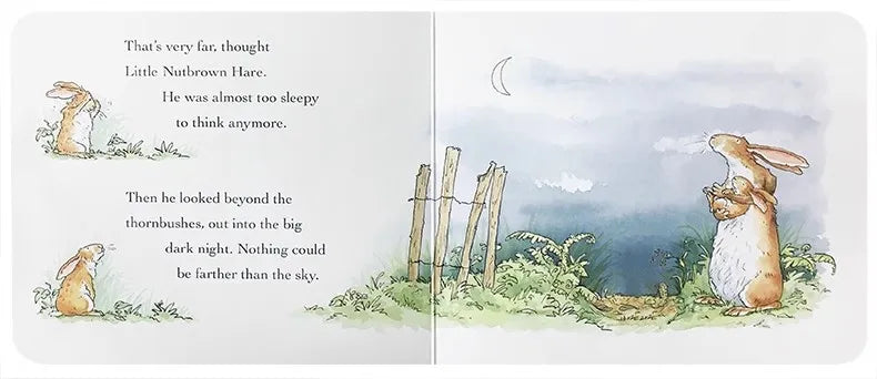 Guess How Much I Love You Children's English Enlightenment Cognitive Picture Books 0-6 ages Kids Children Cardboard Book