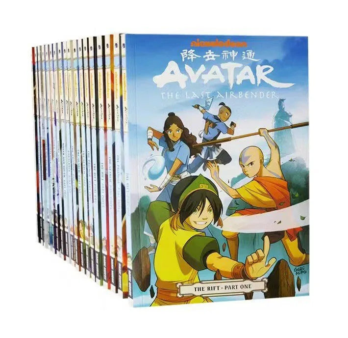 18 Books Avatar: The Last Airbender Season 1+ 2 English Picture Book American Comics Action Comedy Fantasy
