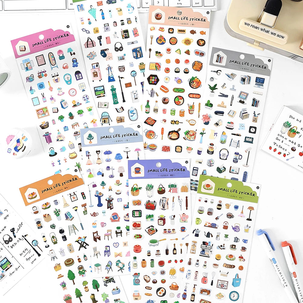 Cute Scrapbooking Stickers — Junk Journal Craft Supplies