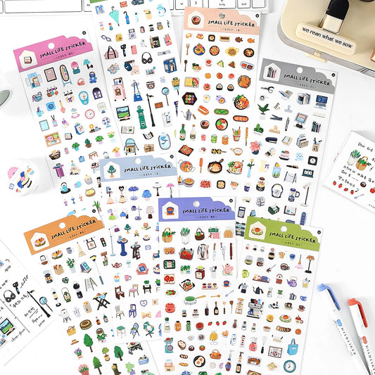 Cute Scrapbooking Stickers — Junk Journal Craft Supplies
