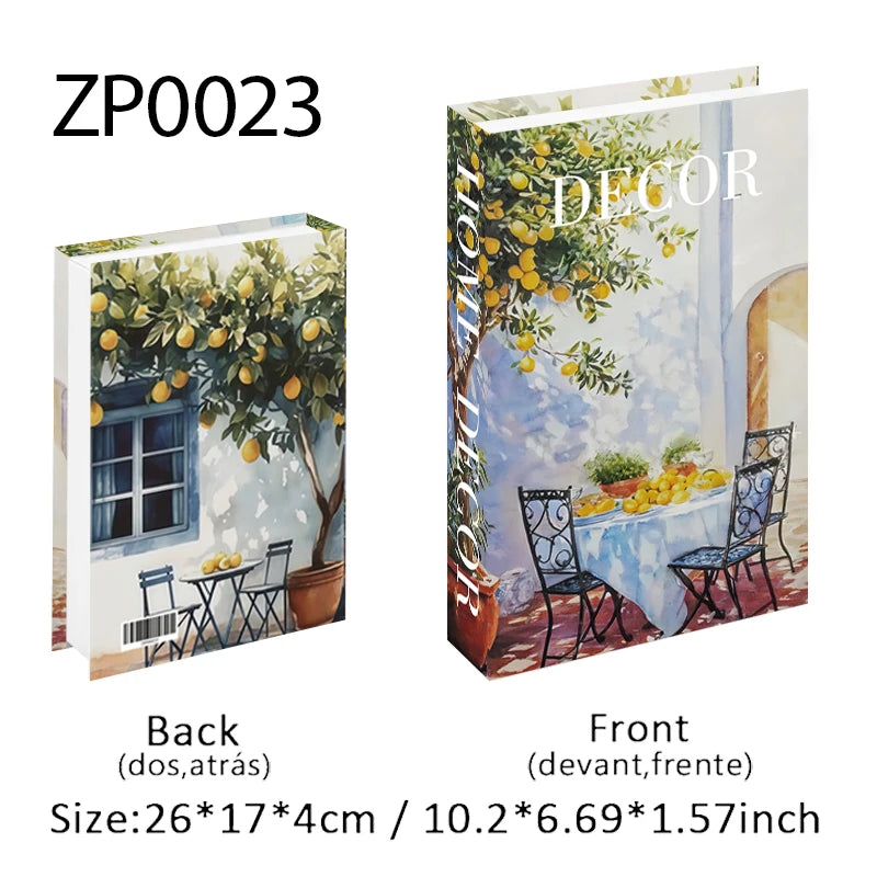 Coffee Cup Fake Books Decoration — Luxury Home Décor
