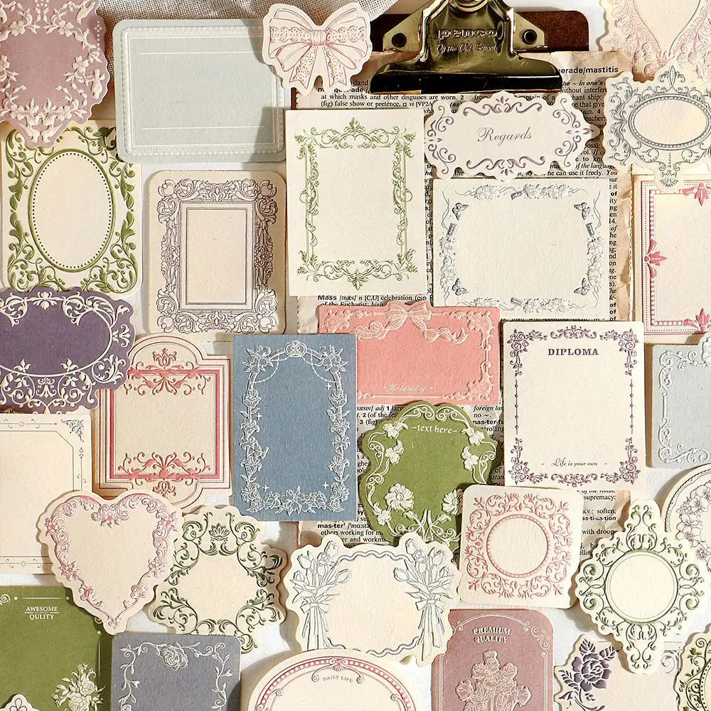 30 pcs matchbox material paper Decorative Diary Scrapbooking Message card Background paper Junk Journal Supplies
