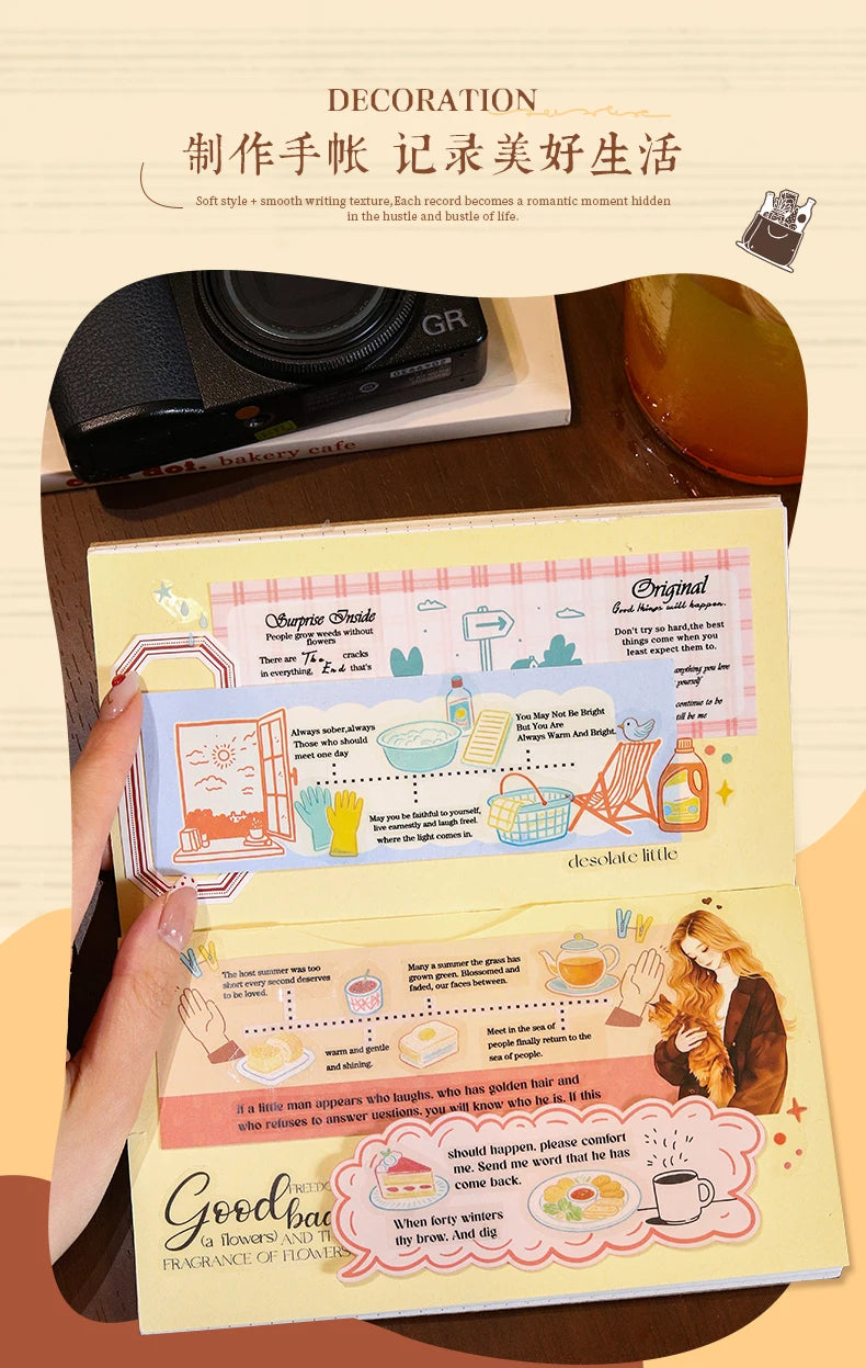 Journal GO 30pages Collage Junk Journal diy Sticker Warm Moments Stickers for Scrapbook Planner Card diy Material Papers