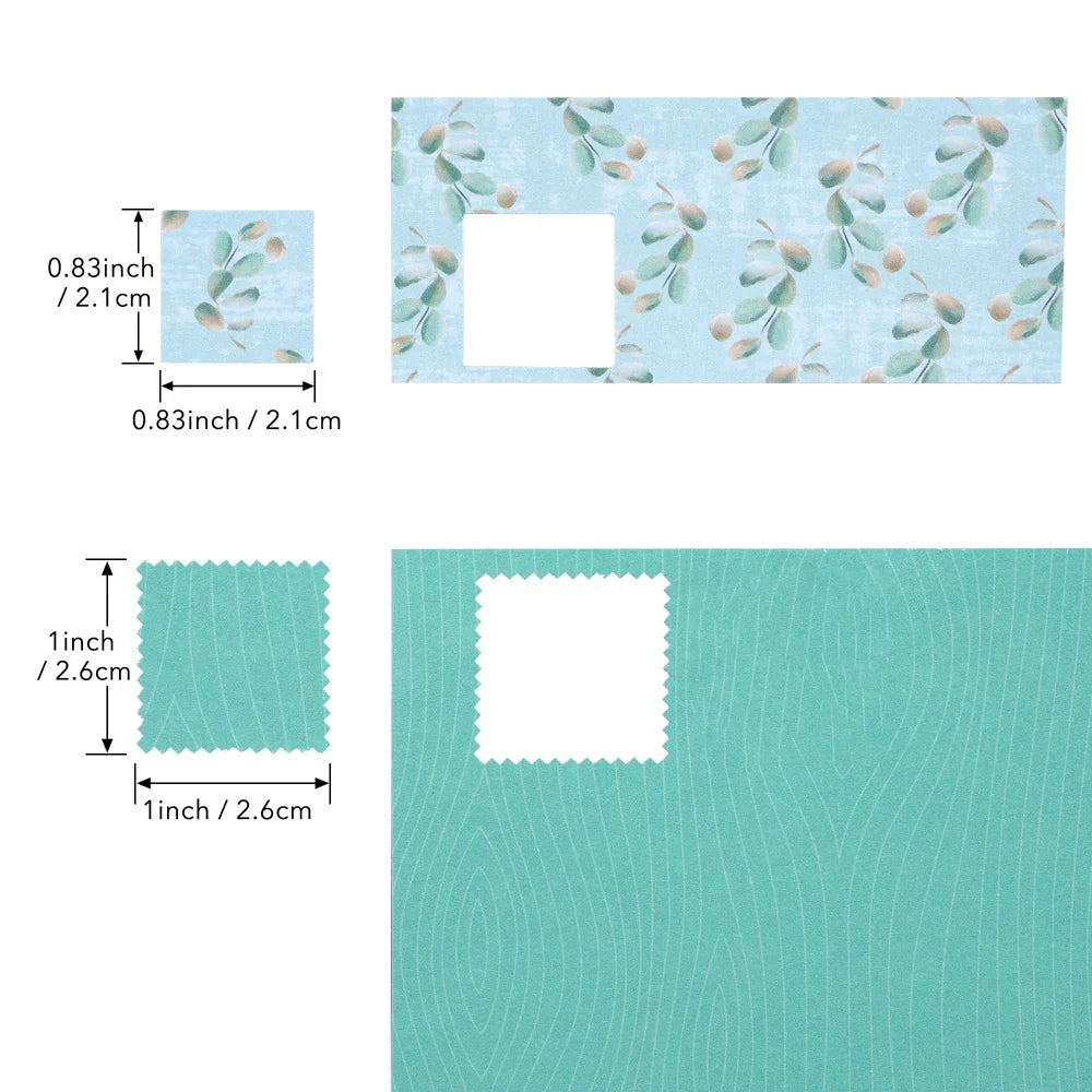 Layering Serrated-Edge Square Paper Punches for Junk Journal & Scrapbooking, Nesting Postage Stamp Style Craft Punches 2026