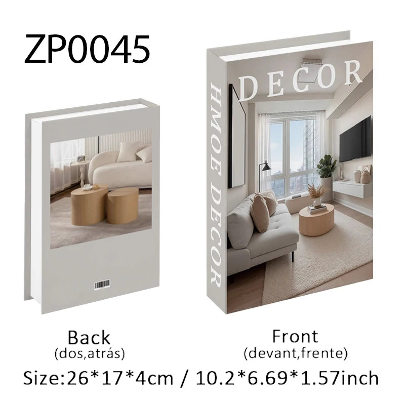 Coffee Cup Fake Books Decoration — Luxury Home Décor