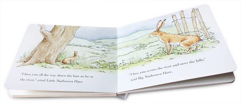 Guess How Much I Love You Children's English Enlightenment Cognitive Picture Books 0-6 ages Kids Children Cardboard Book