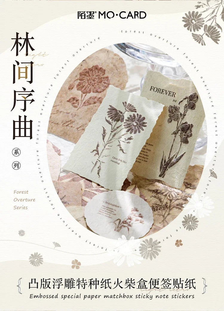 Journal GO 30pcs/box Vanilla Paper Stickers Creative Scrapbooking Collage Junk Journal diy Texture Material for Craft Making