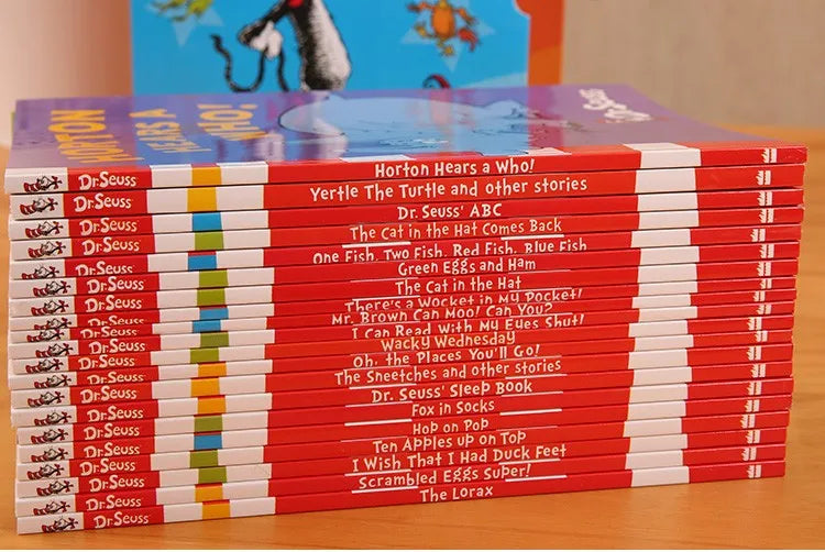 English Books of20 Books A Classic Case of Dr. Seuss Children Fun Interesting Story English Picture Book Kids Learning GiftEngli