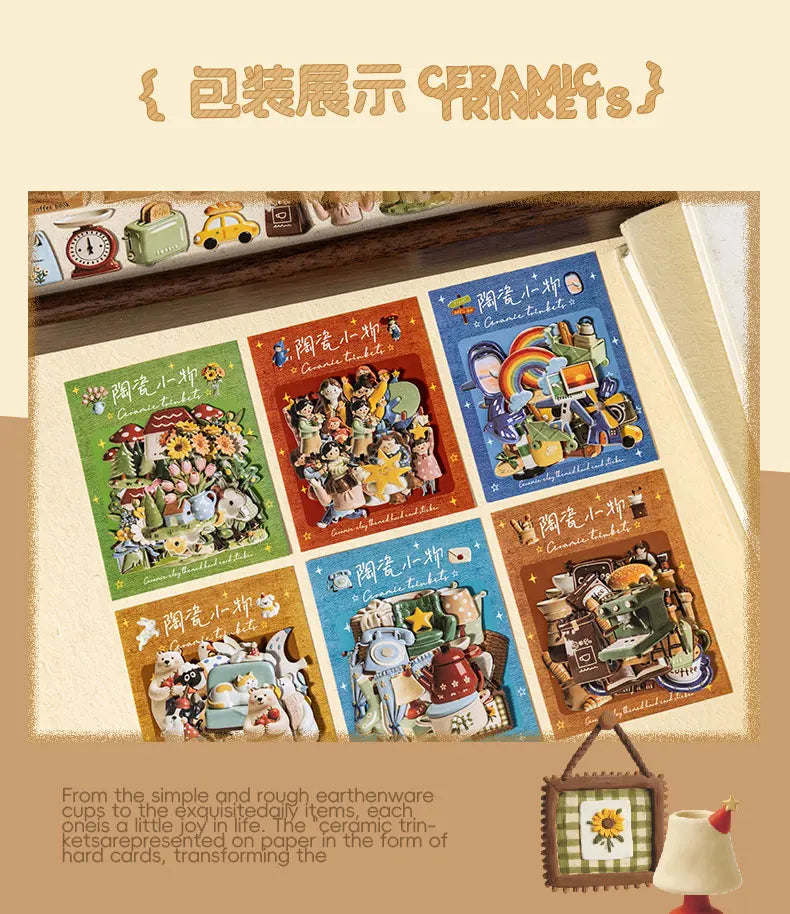 Cute Magazine Scrapbooking Sticker Pack — 30 Sheets Junk Journal Supplies