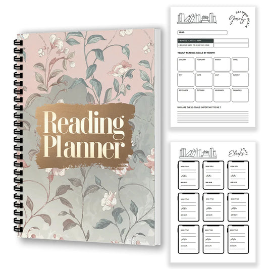 1PC Reading Journals for Book Lovers, Book Journal Reading Log for Readers to Review and Track Your Reading