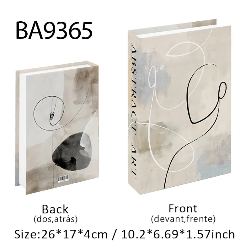 Perfume Luxury Fake Book Storage Box Interior Decoration Paris Decorative Books Design Ornament Coffee Table Shelf Home Decor