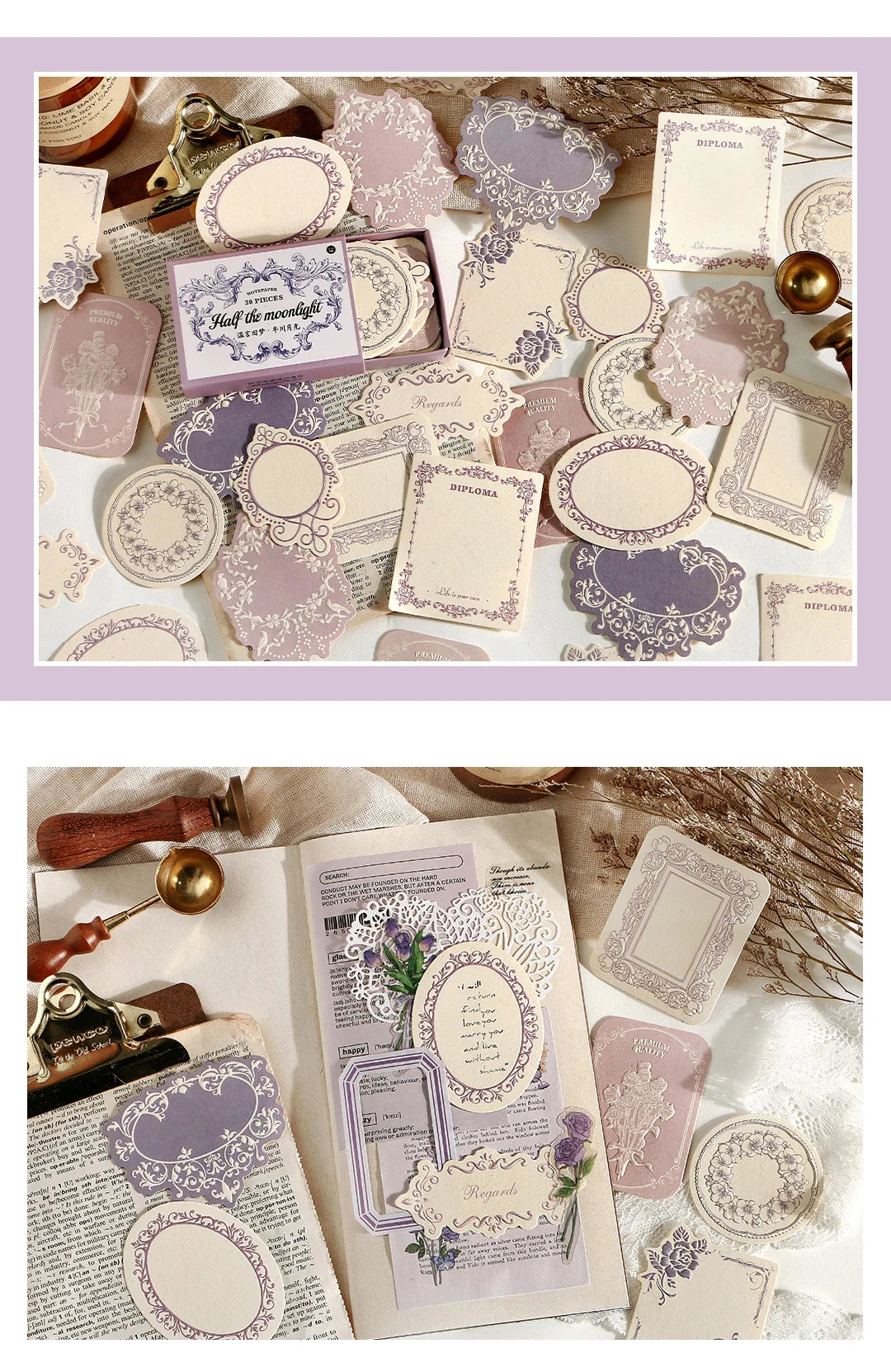 30 pcs matchbox material paper Decorative Diary Scrapbooking Message card Background paper Junk Journal Supplies