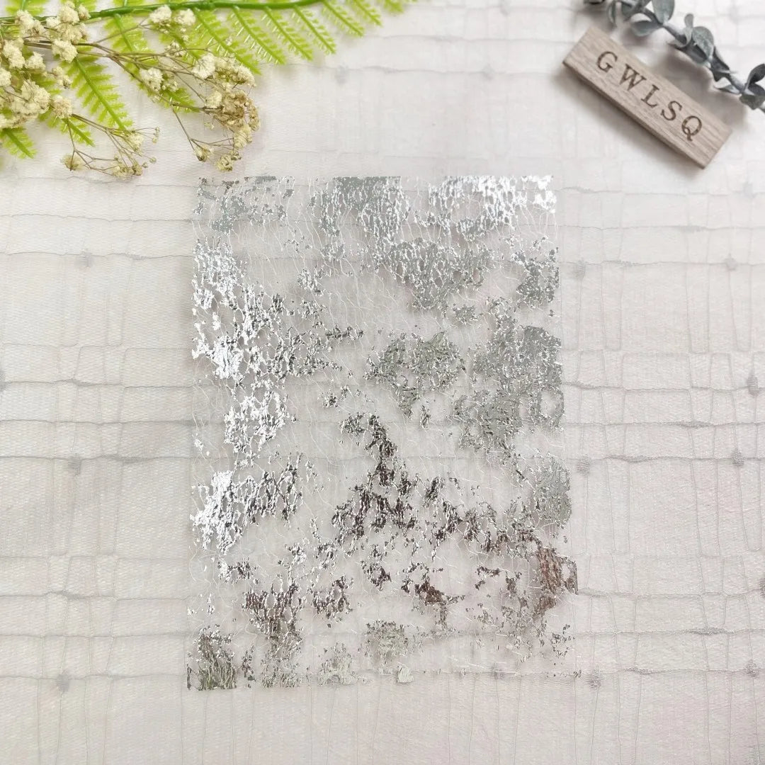 10Pcs Color Gold Foil Lace Gauze Art Paper Scrapbooking Decorate DIY Junk Journal Planner Collage Background Paper Material